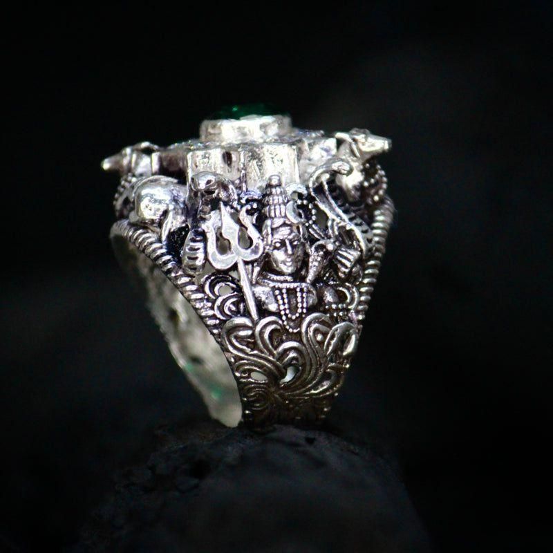 Lord Shiva Silver Ring - TRENZY CART