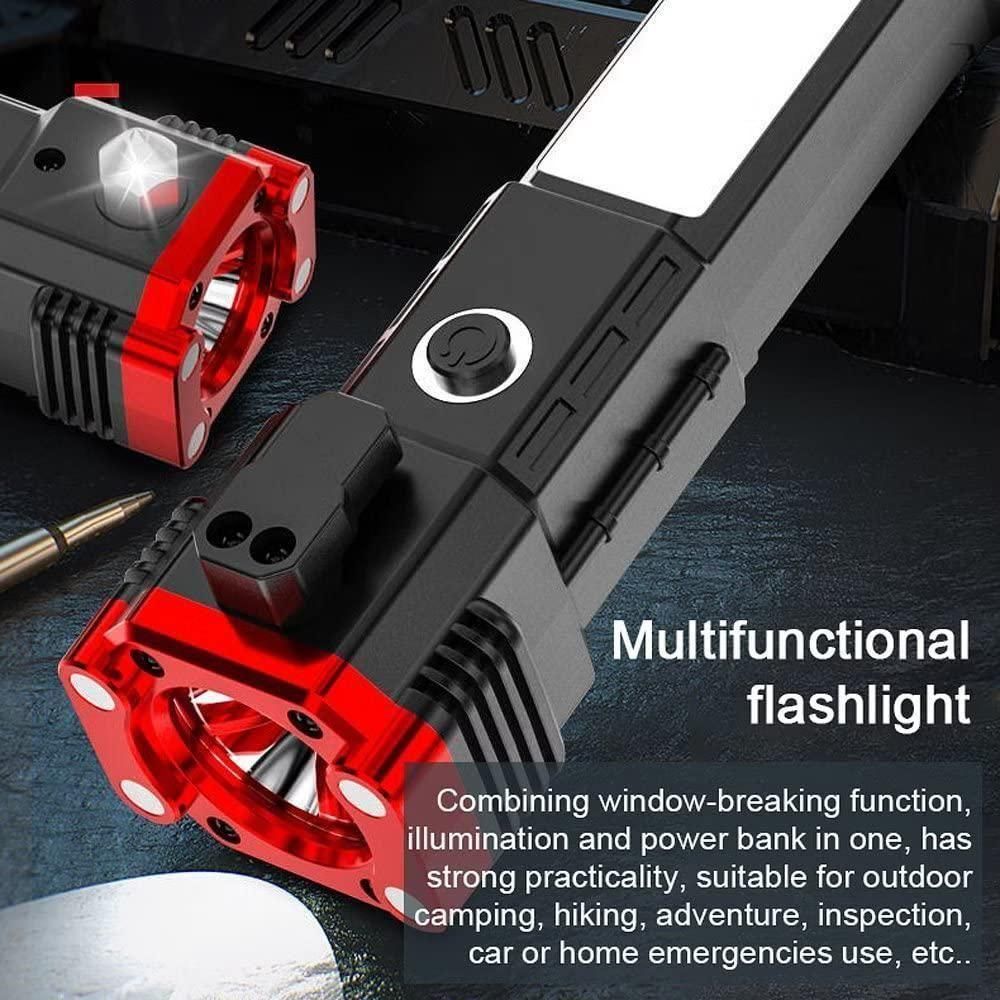 Portable Rechargeable Torch LED Flashlight - TRENZY CART