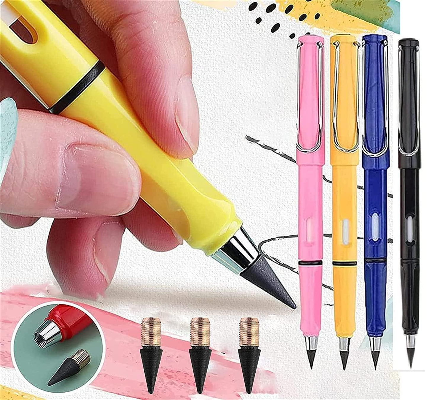 Reusable and Erasable Metal Writing Pens - TRENZY CART