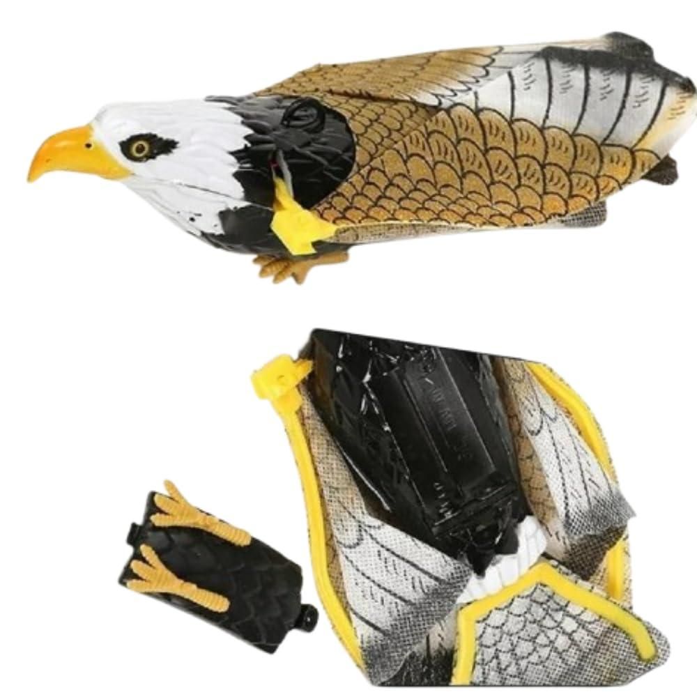 Realistic Flying Eagle Bird Toy with Spread Wings - TRENZY CART