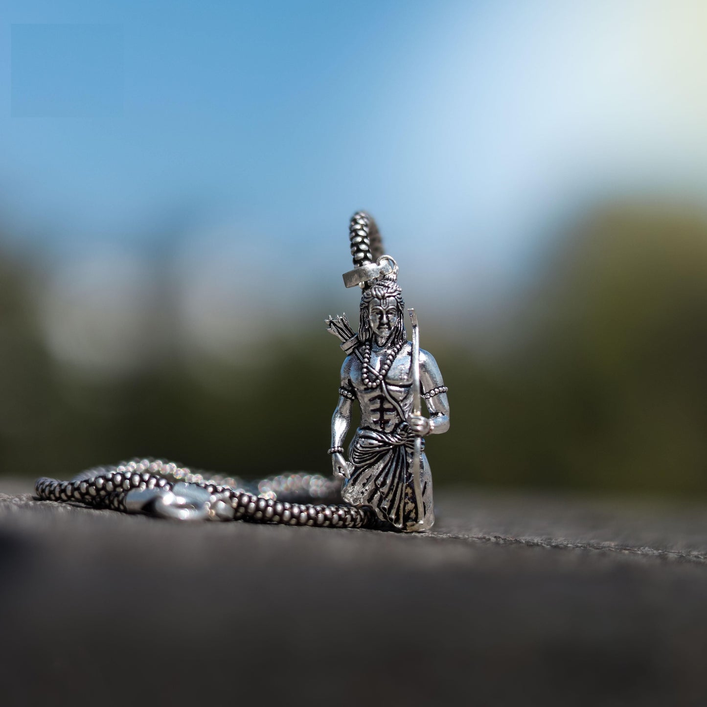 Lord Ram Pendant With Chain - TRENZY CART