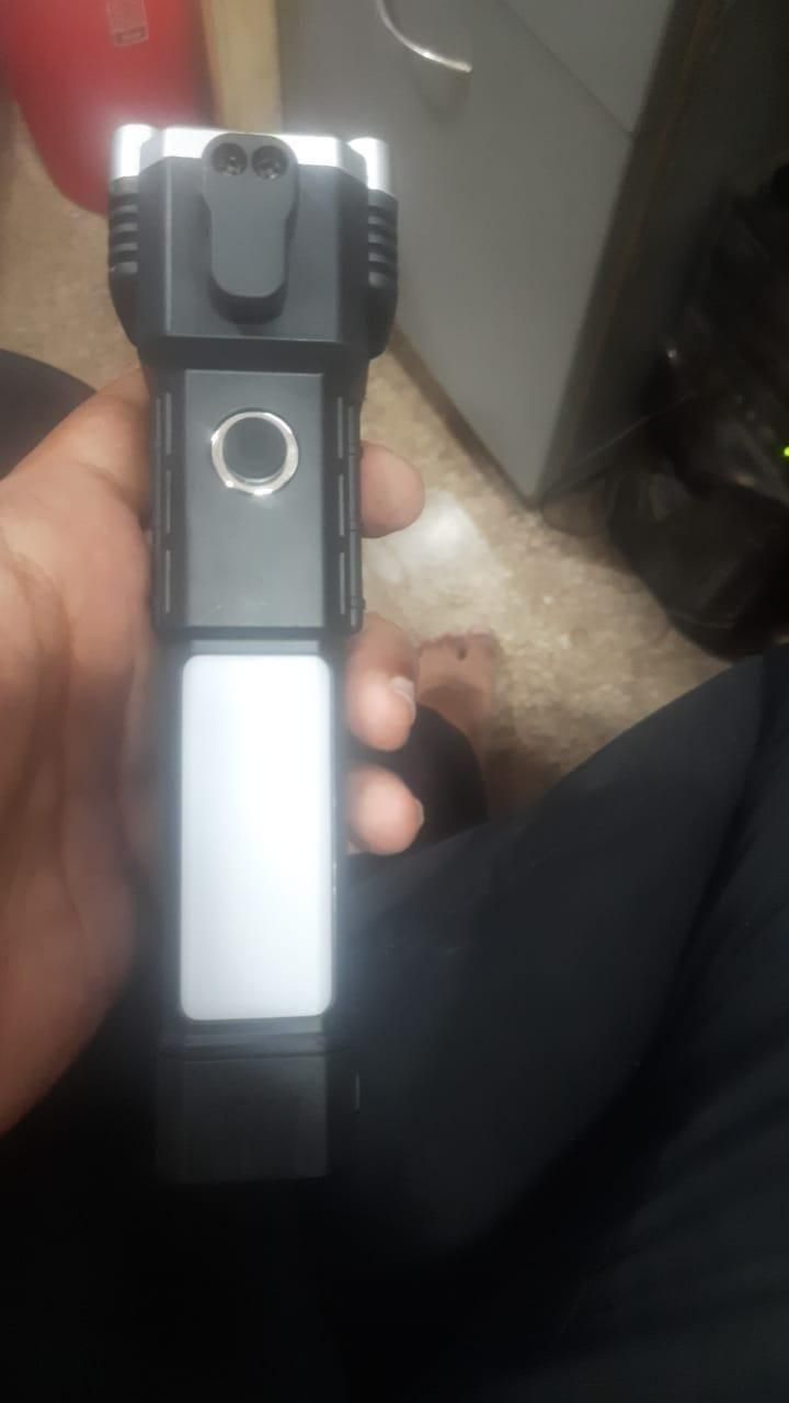 Portable Rechargeable Torch LED Flashlight - TRENZY CART