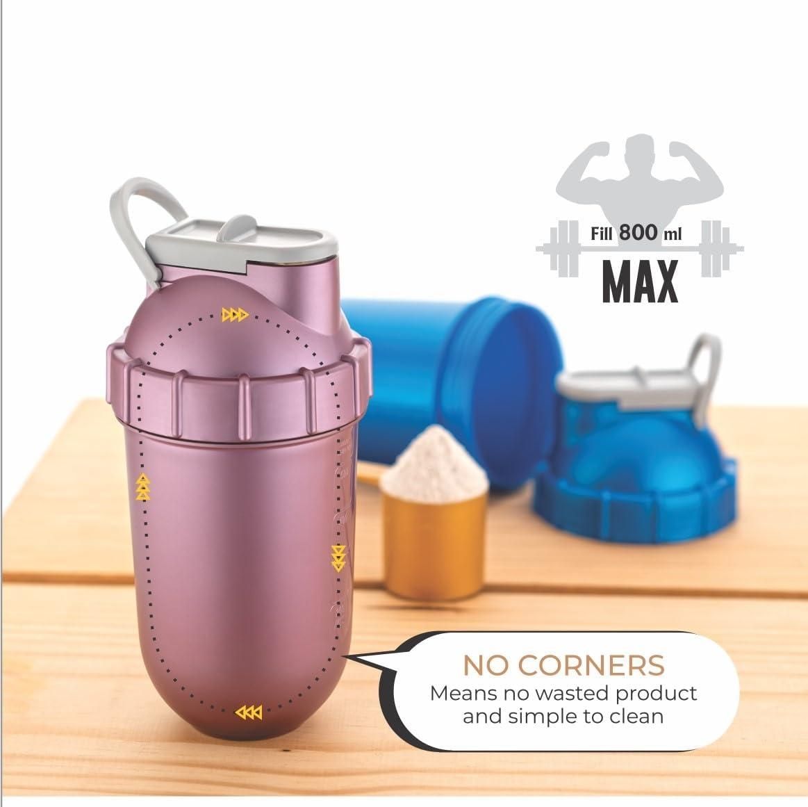 Gym Protein Shaker Bottle Advanced Workout Companion for Protein Mixes - TRENZY CART