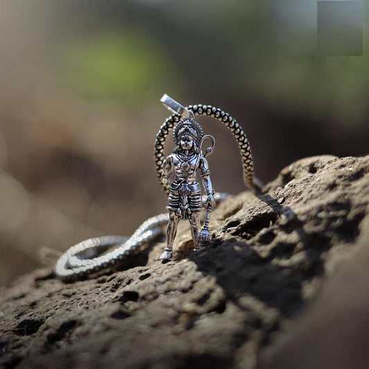 Lord Hanuman Pendant with Chain - TRENZY CART