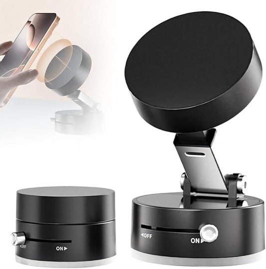 Vacuum Magnetic Suction Phone Holder - TRENZY CART