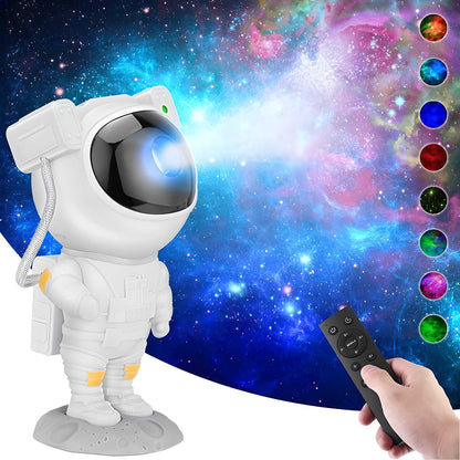 Astronaut Galaxy Projector - 360 Magnetic Head Rotation, Remote Control - TRENZY CART