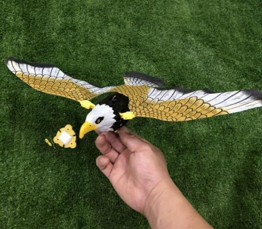 Realistic Flying Eagle Bird Toy with Spread Wings - TRENZY CART