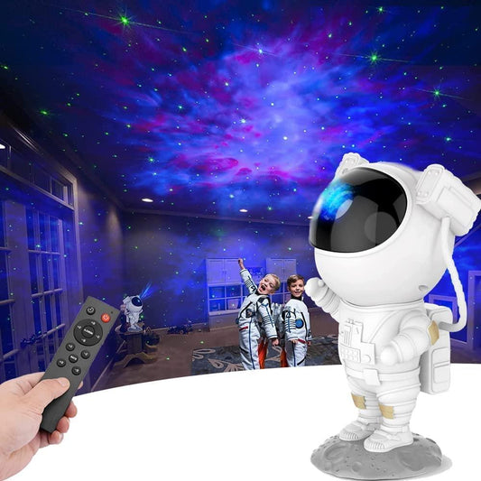 Astronaut Galaxy Projector - 360 Magnetic Head Rotation, Remote Control - TRENZY CART