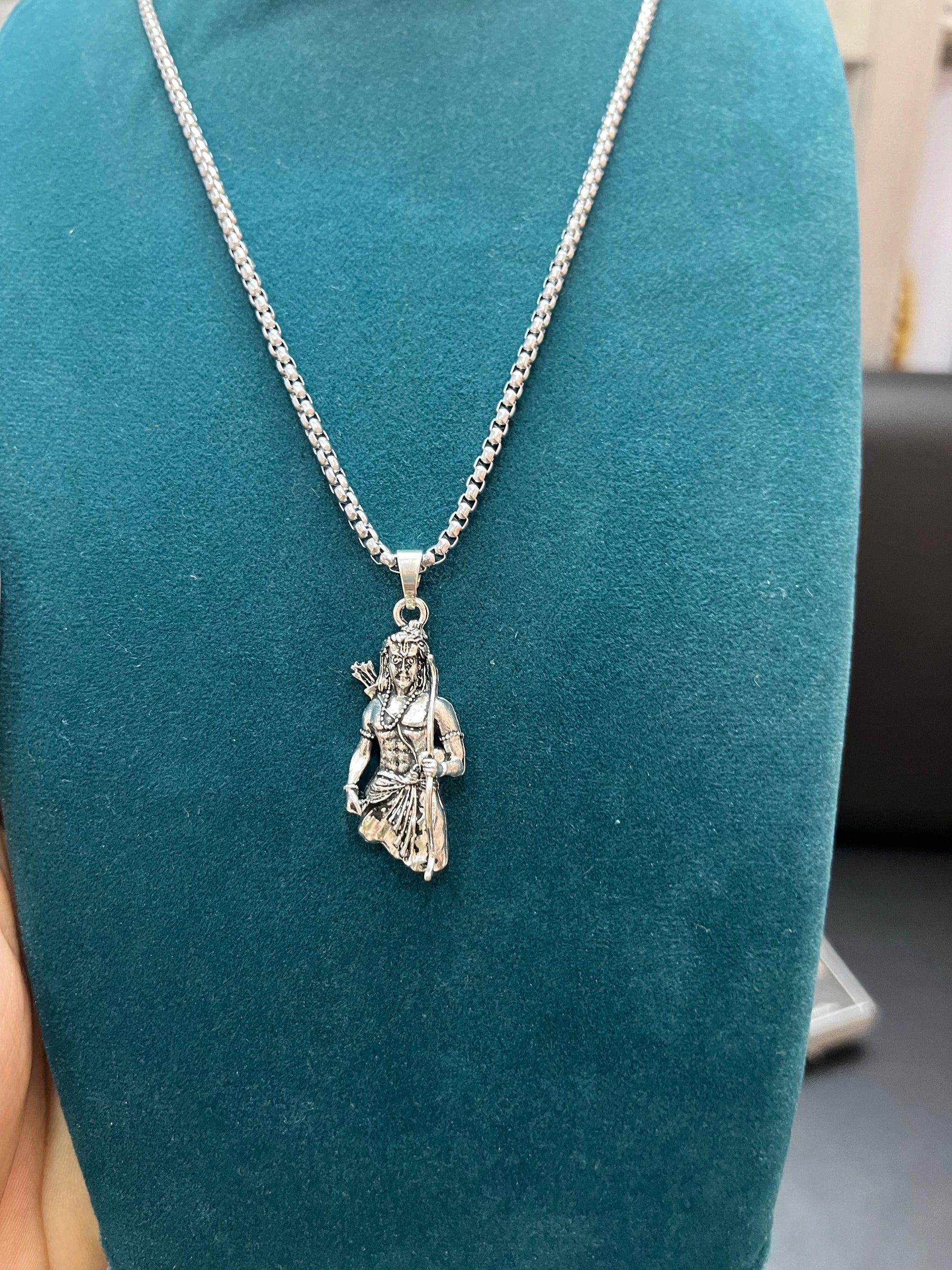 Lord Ram Pendant With Chain - TRENZY CART