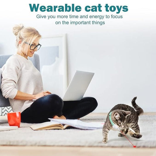 Pet Laser Collar Self Teasing Toy - TRENZY CART