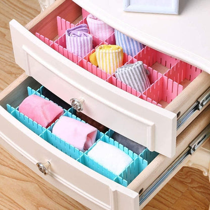 8 Pcs Adjustable Drawer Organiser Dividers - TRENZY CART