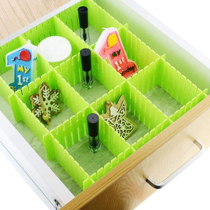 8 Pcs Adjustable Drawer Organiser Dividers - TRENZY CART