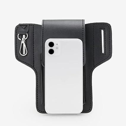 Multipurpose PU Leather Mobile Pouch with Belt Loop - TRENZY CART