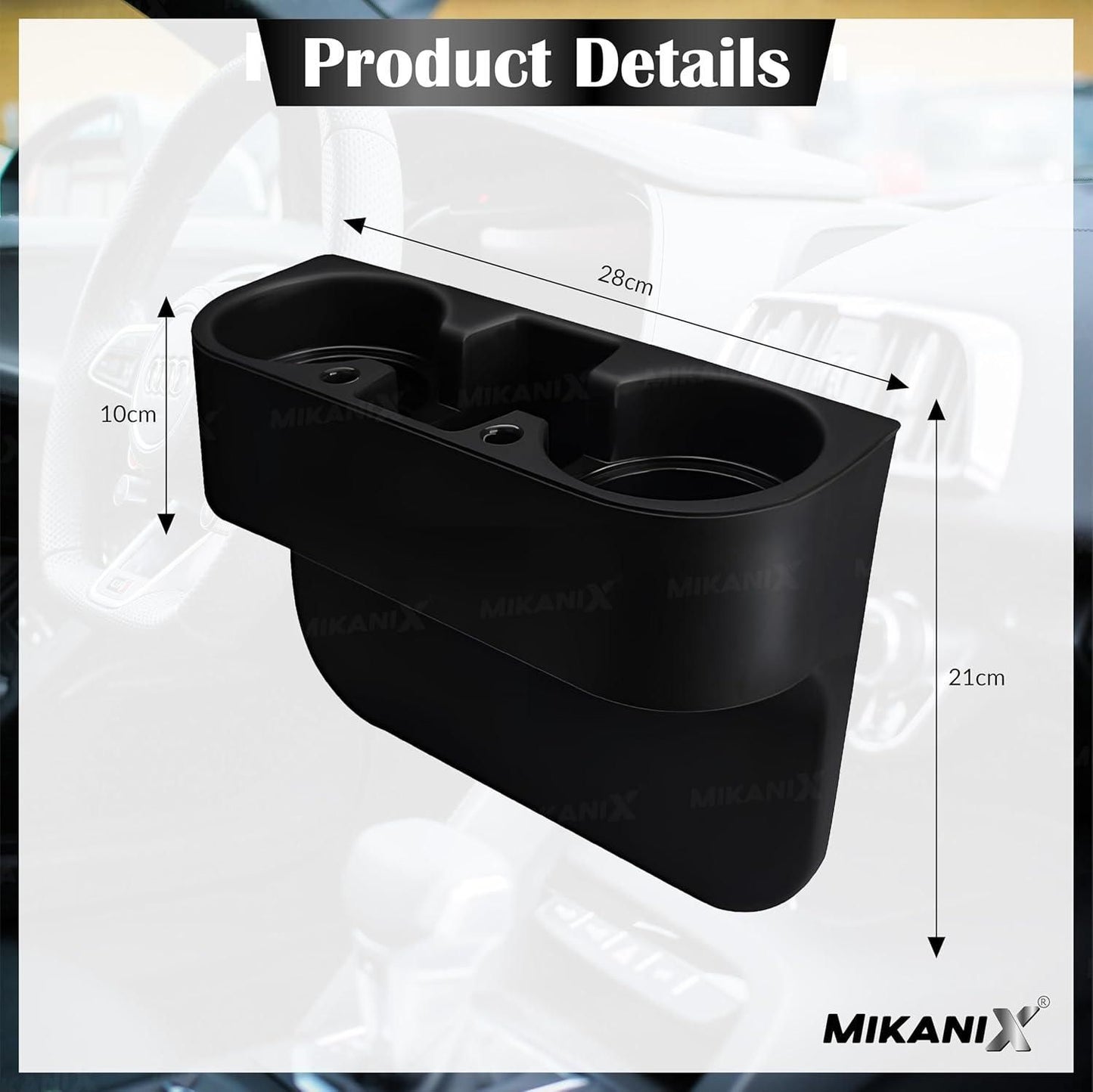 Multifunctional Car Cup Holder & Mobile Device Organizer - TRENZY CART