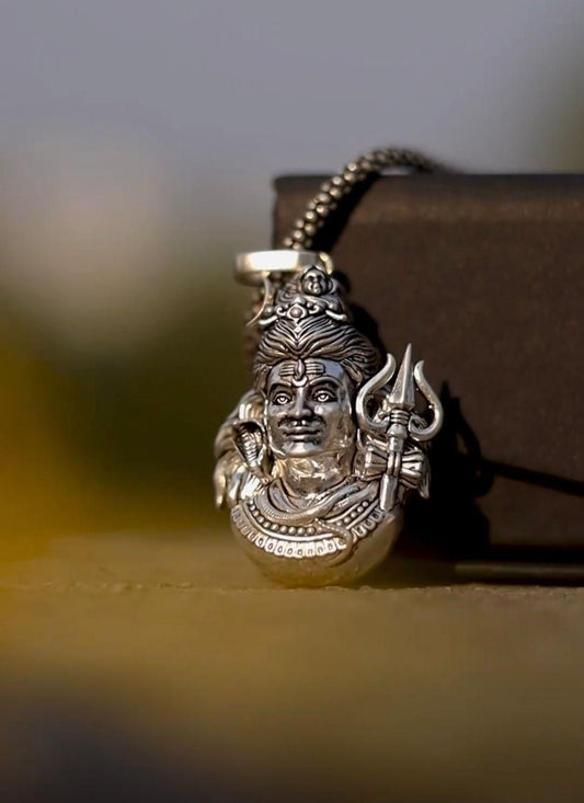 Lord Mahadev Premium Pendant Chain - TRENZY CART