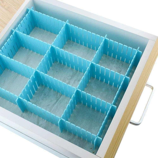 8 Pcs Adjustable Drawer Organiser Dividers - TRENZY CART